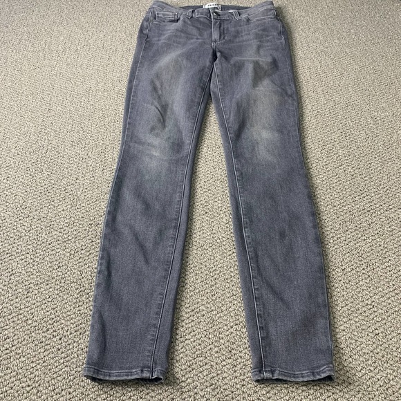 Paige Womens Jeans Size 27 Silvie Gray Denim Verdugo Ultra Skinny‎ Low Rise - Picture 1 of 15